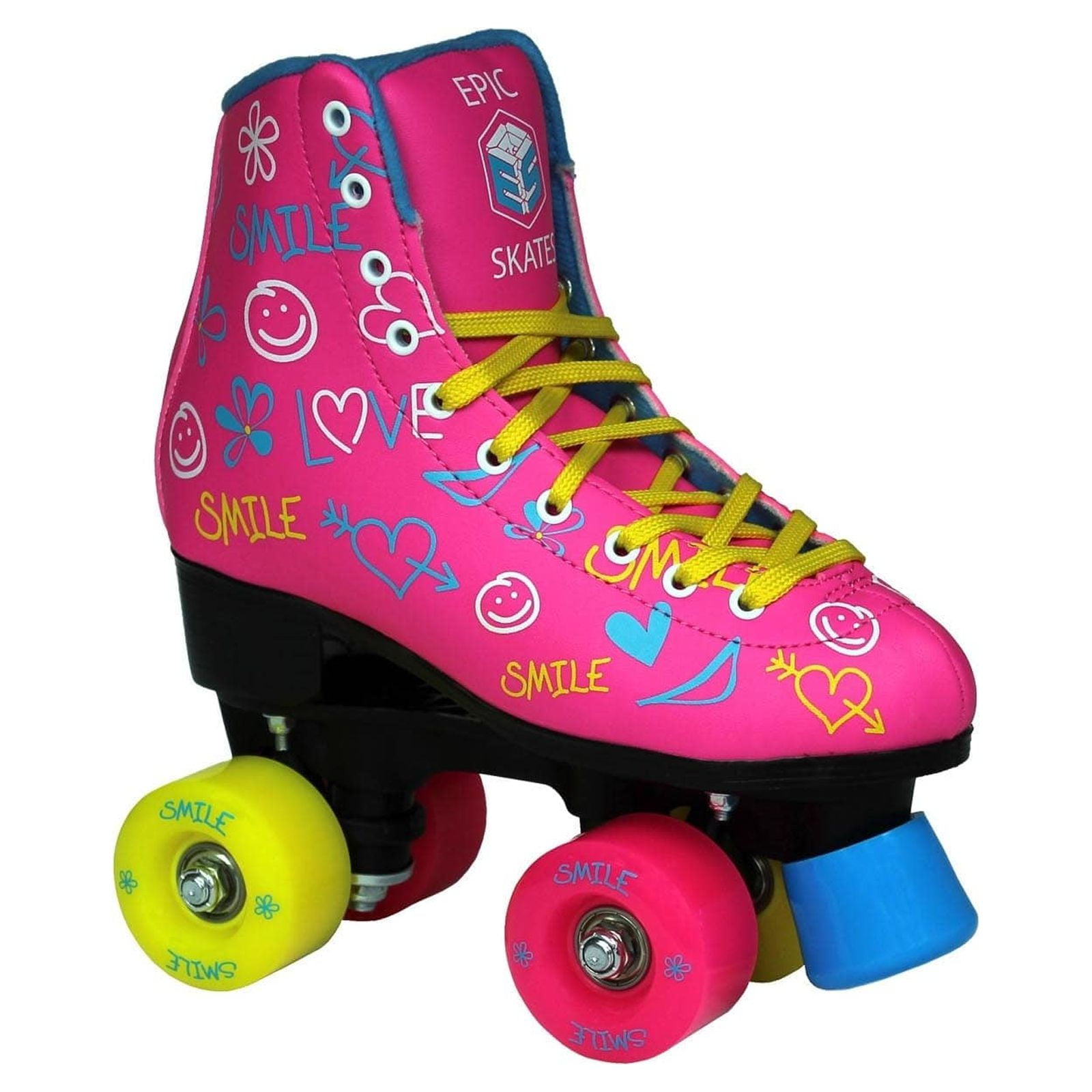 Epic Blush Quad Roller Skates - Size 5