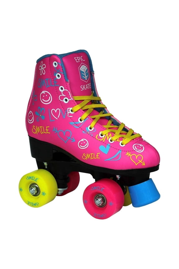 Epic Blush Quad Roller Skates - Size 5