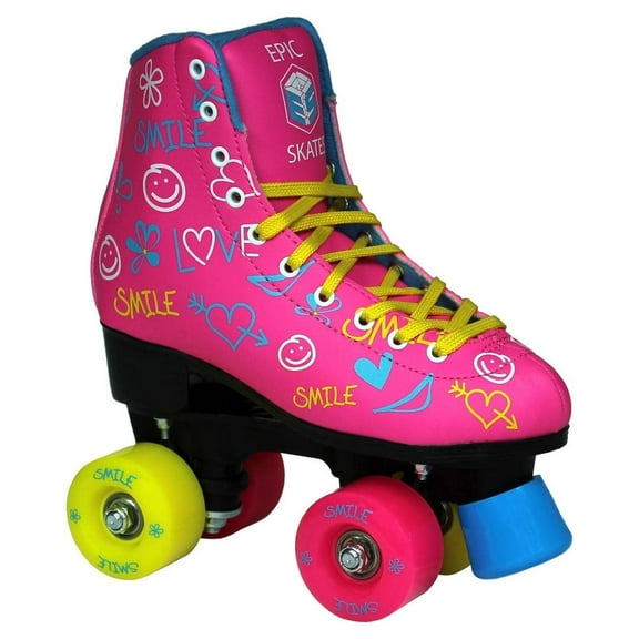 Epic Blush Quad Roller Skates - Size 6