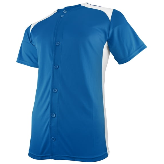 Epic Boy's Full Button 2-Color Game Baseball Jerseys