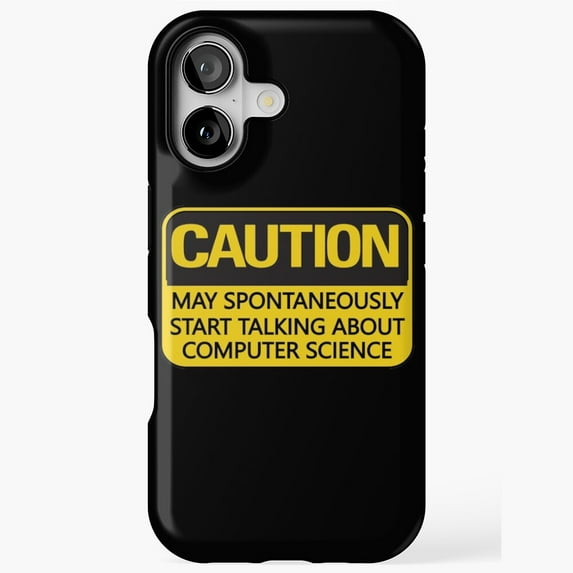 Epic Computer Science Coding Graphic Case for iPhone 17 through 11 Pro ...