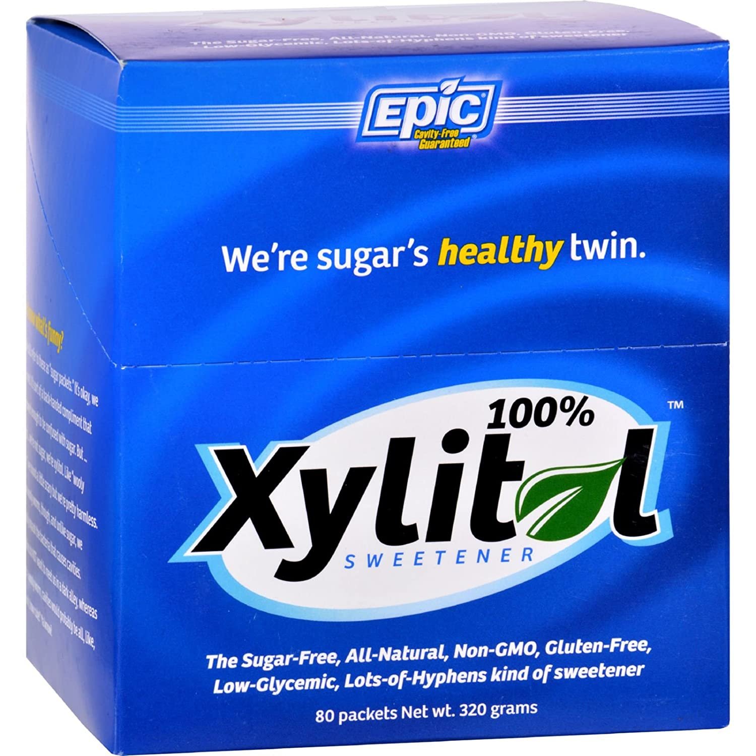 Epic Dental Sweetener 100 Xylitol Packet 15 oz