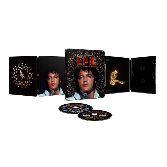 Epic: Elvis Presley In Concert (Deluxe Steelbook) (4K Ultra HD + Blu-ray) Decal - Neon, Documentary
