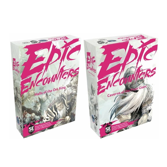 Epic Encounters Caverns Of The Frost Giant and Halls of The Orc King Bundle