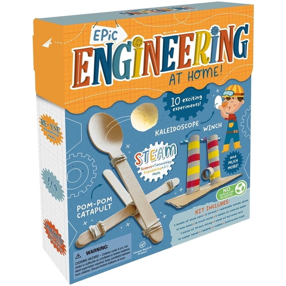 Epic Engineering At Home! : STEAM Craft Learning Kit (Mixed media product)