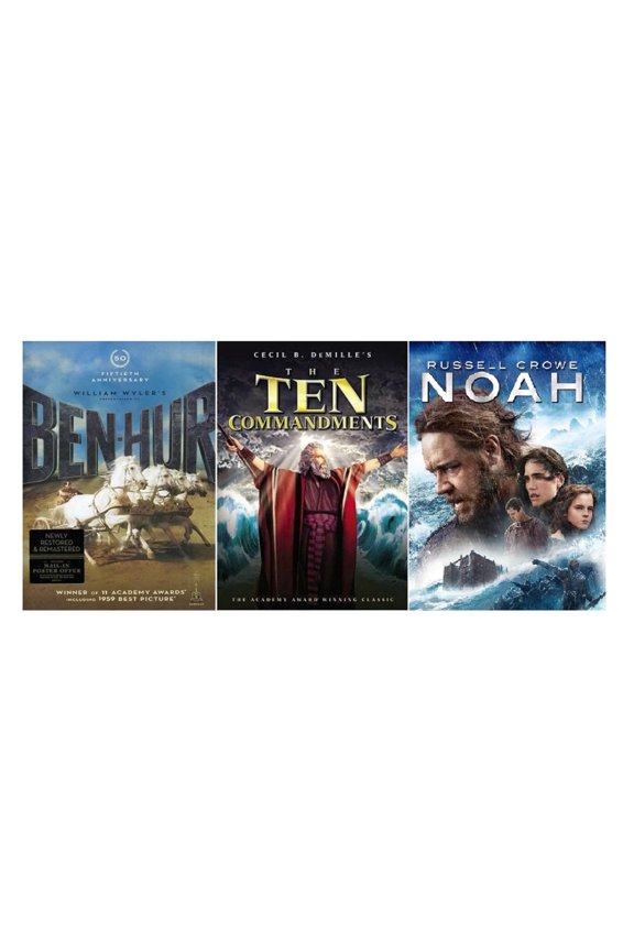 Epic Faith Collection (The Ten Commandments / Noah / Ben-Hur) (Walmart Exclusive) (DVD)
