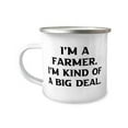 thumbnail image 1 of Epic Farmer 12oz Camper Mug, I'm a Farmer. I'm kind of a big deal, Gifts For Men Women, Present From Friends, For Farmer, Cool farmer gifts, Unique farmer gifts, Best farmer gifts, Funny farmer gifts,, 1 of 2