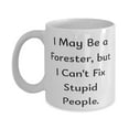 thumbnail image 1 of Epic Forester Gifts, I May Be a Forester, but I Can't Fix Stupid People, Birthday 15oz Mug For Forester from Colleagues, 1 of 6