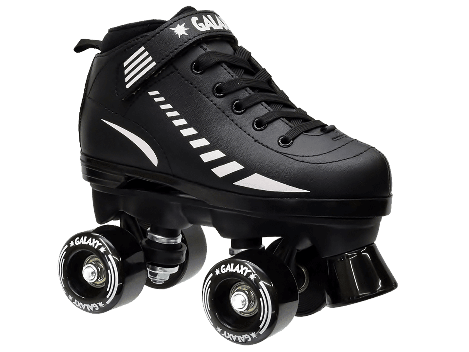 Epic Galaxy Elite Black Quad Roller Skates Package - Size 1