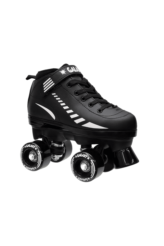 Epic Galaxy Elite Black Quad Roller Skates - Size 5