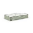 thumbnail image 1 of Epic Gardening 6-in-1 Large Modular Galvanized Raised Garden Bed Kit - 15" Tall, Food-Safe, Mist Green, 1 of 10
