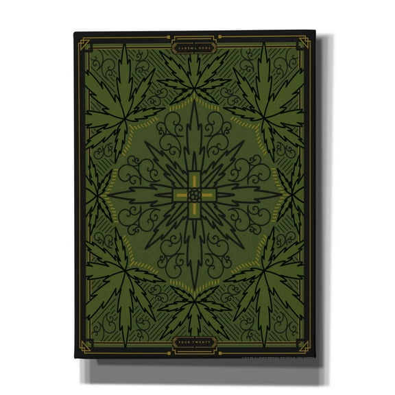 Epic Graffiti '420 Green' by JJ Brando, Canvas Wall Art, 40"x54"