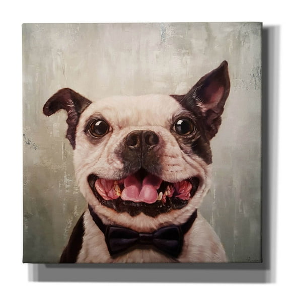 Epic Graffiti 'A Black Tie Affair' by Lucia Heffernan, Canvas Wall Art, 26"x26"