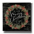 thumbnail image 1 of Epic Graffiti 'A Very Merry Christmas Wreath' by Cindy Jacobs, Canvas Wall Art, 12"x12", 1 of 2