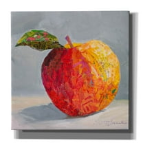 Epic Graffiti 'A is for Apple' by St. Hilaire Elizabeth, Canvas Wall Art, 12"x12"