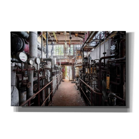 Epic Graffiti 'Abandoned Industry' by Roman Robroek, Canvas Wall Art, 40"x26"