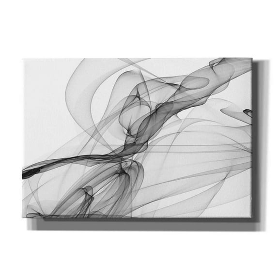 Epic Graffiti 'Abstract Black and White 18-21' by Irena Orlov, Canvas Wall Art, 16"x12"