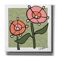 thumbnail image 1 of Epic Graffiti 'Abstract Floral on Green' by St. Hilaire Elizabeth, Canvas Wall Art, 26"x26", 1 of 8