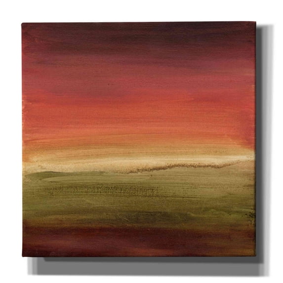 Epic Graffiti 'Abstract Horizon I' by Ethan Harper, Canvas Wall Art, 26"x26"