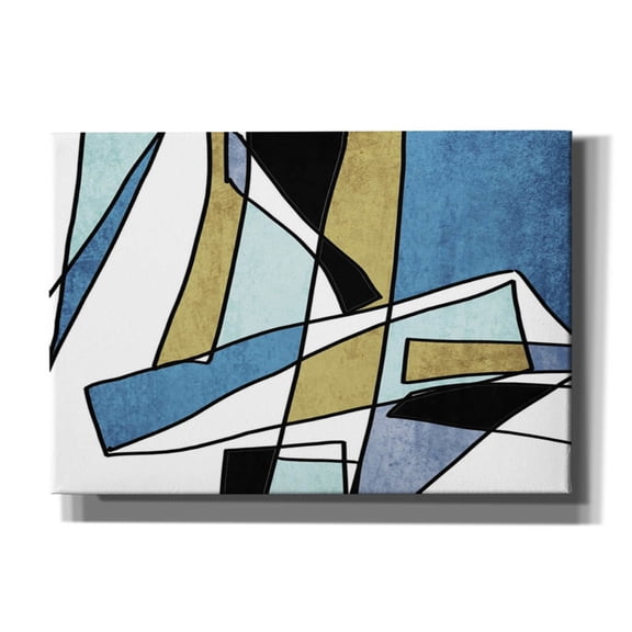 Epic Graffiti 'Abstract Line Art 29' by Irena Orlov, Canvas Wall Art, 26"x18"