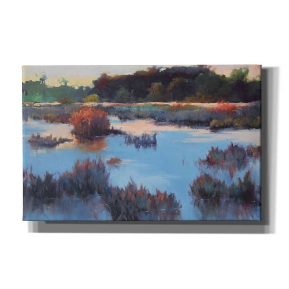 Epic Graffiti 'Ace Basin Creek' by Madeline Dukes, Giclee Canvas Wall Art, 40"x26"