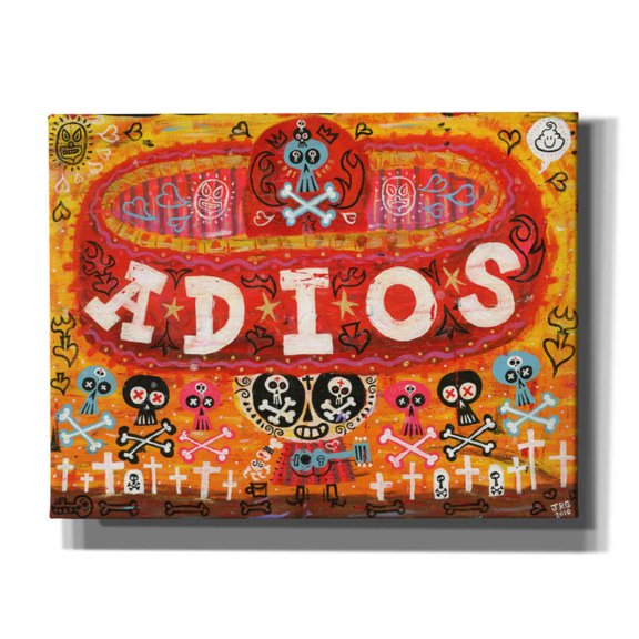 Epic Graffiti 'Adios Amigos' by Jorge R. Gutierrez, 34"x26"