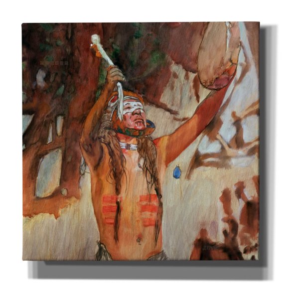 Epic Graffiti 'Advocation' by J. E. Knauf, Canvas Wall Art, 12"x12"