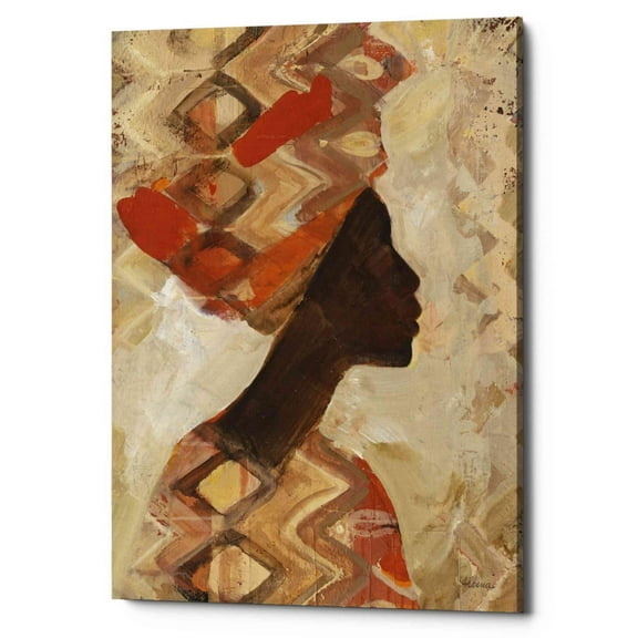Epic Graffiti 'African Beauty I' by Albena Hristova, Canvas Wall Art, 26"x34"
