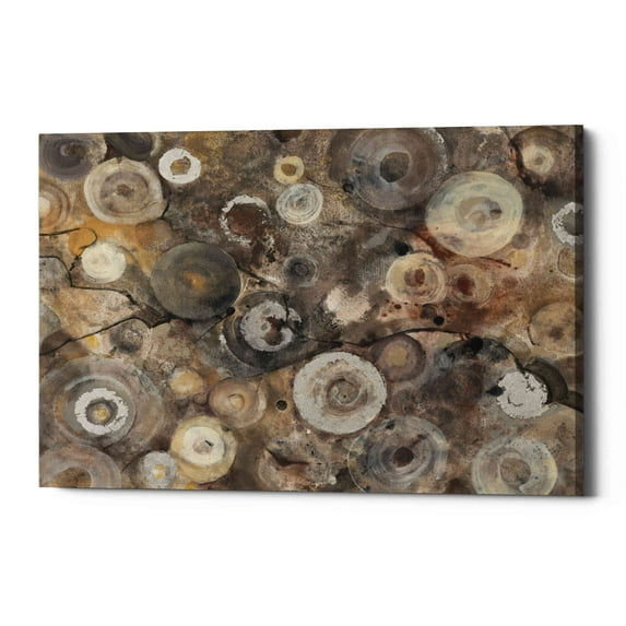 Epic Graffiti 'Agate' by Albena Hristova, Canvas Wall Art, 26"x18"