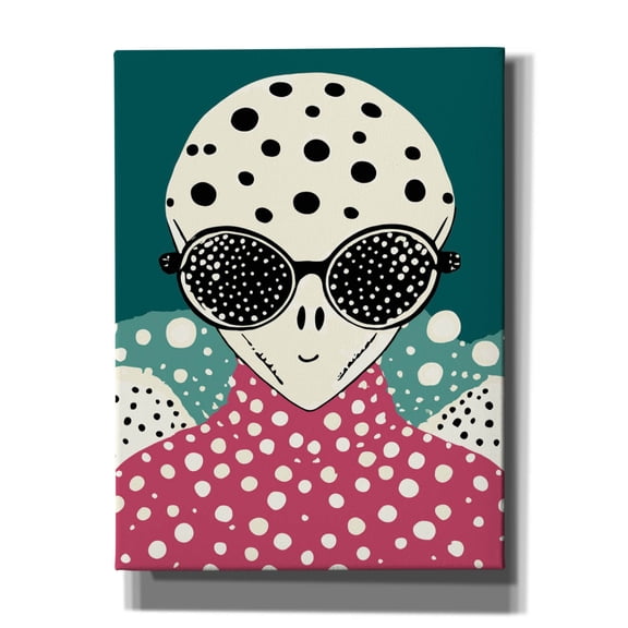 Epic Graffiti 'Alien'  by Andreas Magnusson Canvas Wall Art, 12" x 16"