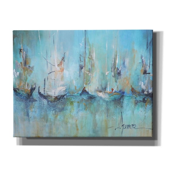Epic Graffiti 'Altamar' by Leticia Herrera, Canvas Wall Art, 34"x26"