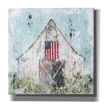 Epic Graffiti 'Americana Barn'  by Ashley Bradley Canvas Wall Art, 26" x 26"