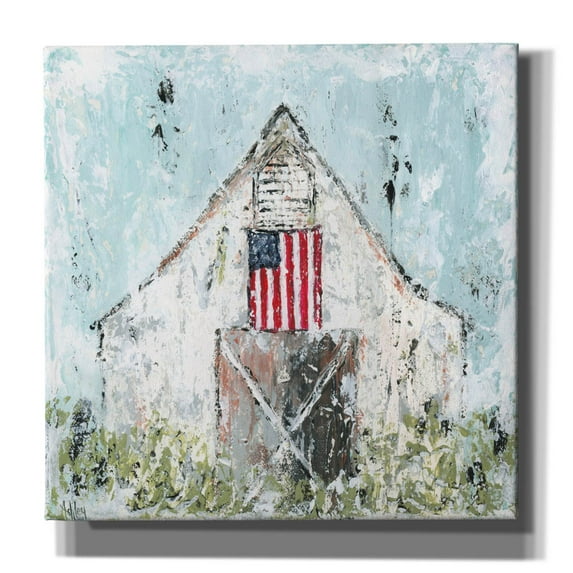 Epic Graffiti 'Americana Barn' by Ashley Bradley Canvas Wall Art, 26" x 26"