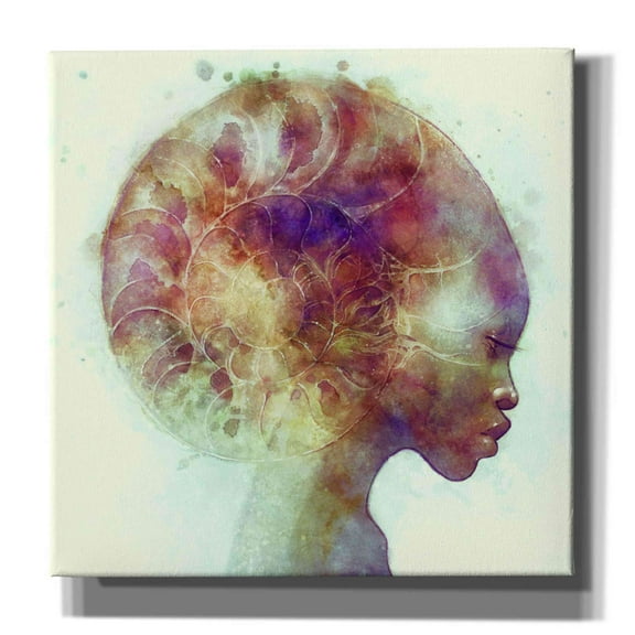 Epic Graffiti 'Ammon' by Anna Dittman, Giclee Canvas Wall Art, 18"x18"