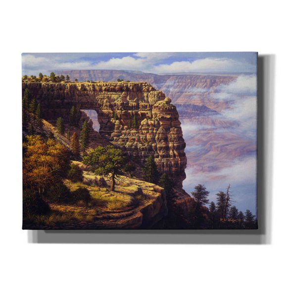 Epic Graffiti 'Angel's Window' by R. Hed, Canvas Wall Art, 16"x12"