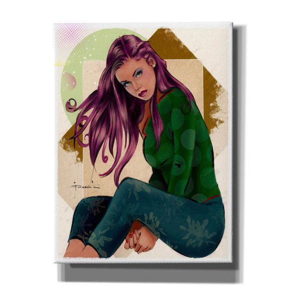 Epic Graffiti 'Angled Life' by TM Borenstein, Canvas Wall Art, 12"x16"