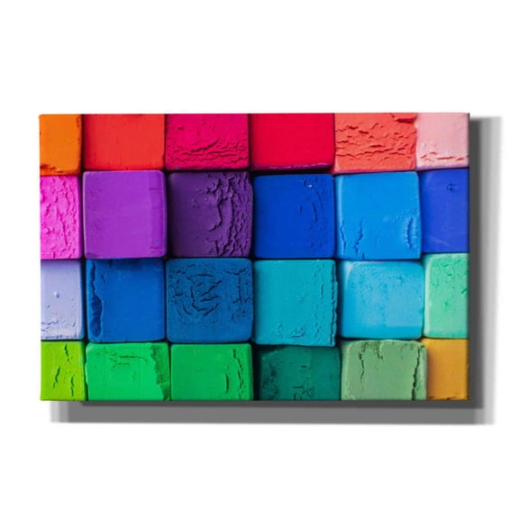 Epic Graffiti 'Art Blocks' by Epic Portfolio, Giclee Canvas Wall Art, 60"x40"