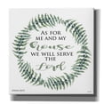 thumbnail image 1 of Epic Graffiti 'As For Me and My House Wreath' by Cindy Jacobs, Canvas Wall Art, 26"x26", 1 of 2