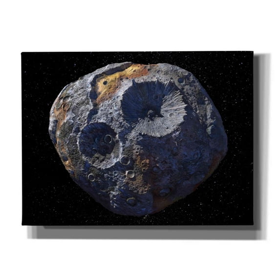Epic Graffiti 'Asteroid,' Canvas Wall Art, 16"x12"