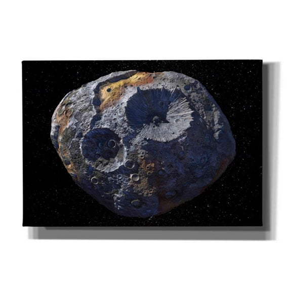 Epic Graffiti 'Asteroid,' Canvas Wall Art, 26"x18"