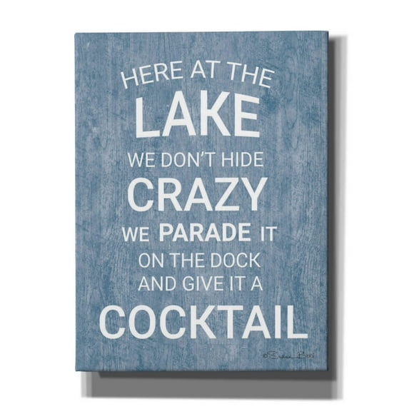 Epic Graffiti 'At the Lake' by Susan Ball, Canvas Wall Art, 12"x16"