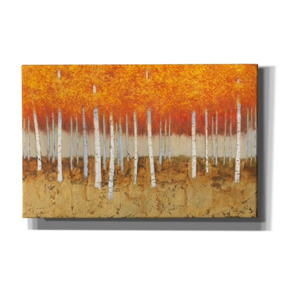 Epic Graffiti 'Autumn Birches' by James Wiens, Canvas Wall Art, 40"x26"