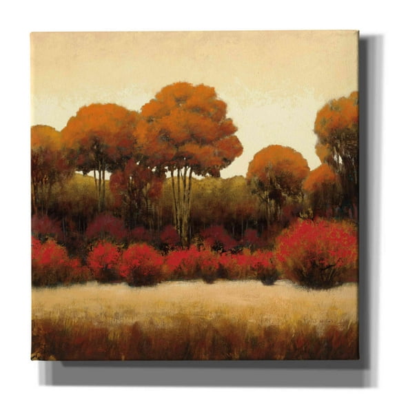 Epic Graffiti 'Autumn Forest II' by James Wiens, Canvas Wall Art, 12"x12"