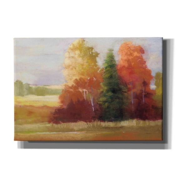 Epic Graffiti 'Autumn Leaves' by Carol Rowan, Giclee Canvas Wall Art, 26"x18"