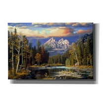 Epic Graffiti 'Autumn Repose' by R. Hed, Canvas Wall Art, 60"x40"