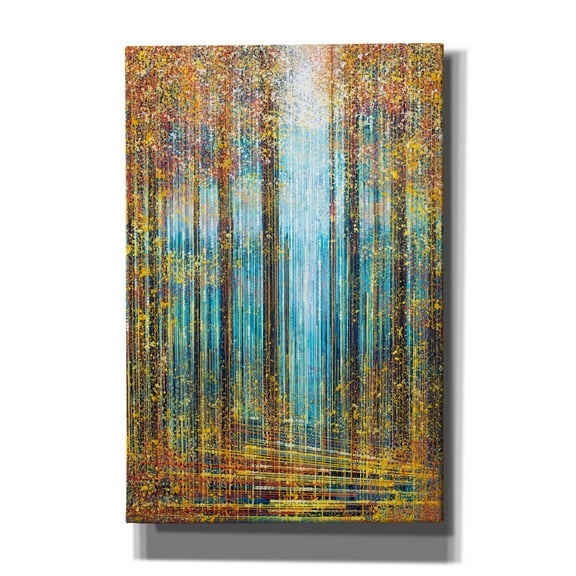 Epic Graffiti 'Autumn Trees in Sparkling Sunlight' by Marc Todd, Canvas Wall Art, 12"x18"