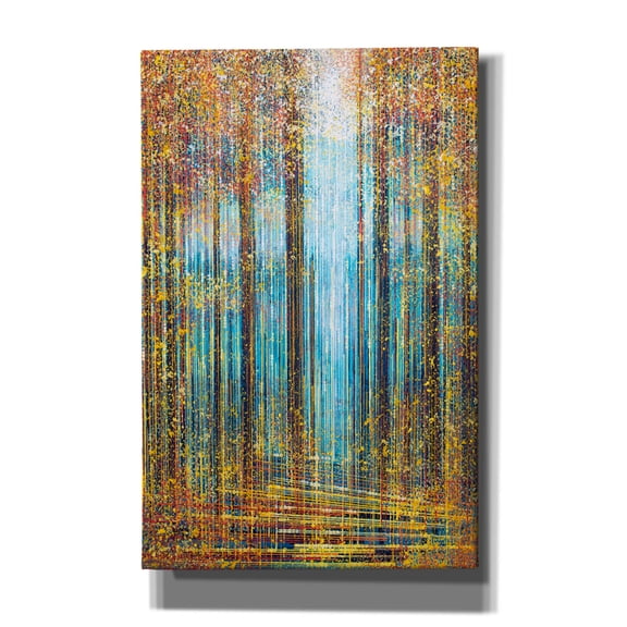 Epic Graffiti 'Autumn Trees in Sparkling Sunlight' by Marc Todd, Canvas Wall Art, 26"x40"