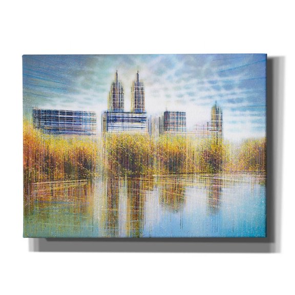 Epic Graffiti 'Autumn in New York' by Marc Todd, Canvas Wall Art, 16"x12"