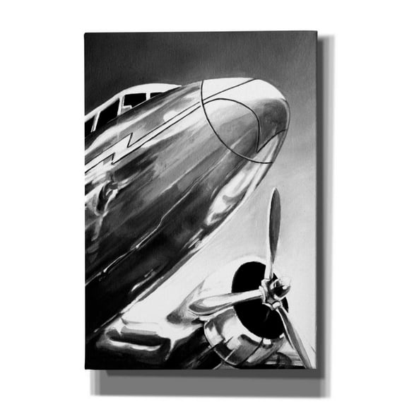 Epic Graffiti 'Aviation Icon I' by Ethan Harper, Giclee Canvas Wall Art, 18"x26"