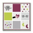 thumbnail image 1 of Epic Graffiti  "Baby Elephant" Kid's Framed Wall Art, 12" x 12" - 12" x 12", 1 of 2